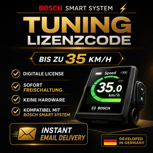 Bosch Smart System – Bis zu 35–45 km/h