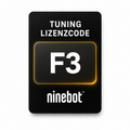 ScooterFlash Ninebot F3 Tuning Lizenzcode – Freischaltung bis 35 km/h für F3, F3E, F3D und F3 Pro E-Scooter