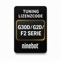 ScooterFlash Ninebot G30D, G2D und F2 Serie Tuning Lizenzcode – Freischaltung bis 35 km/h für E-Scooter